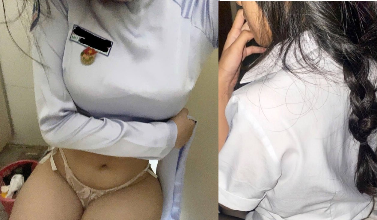 Cliphot nữ sinh áo dài dáng nuột