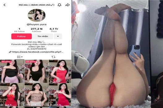 Lồn múp của em Thỏ Miu dâm đãng